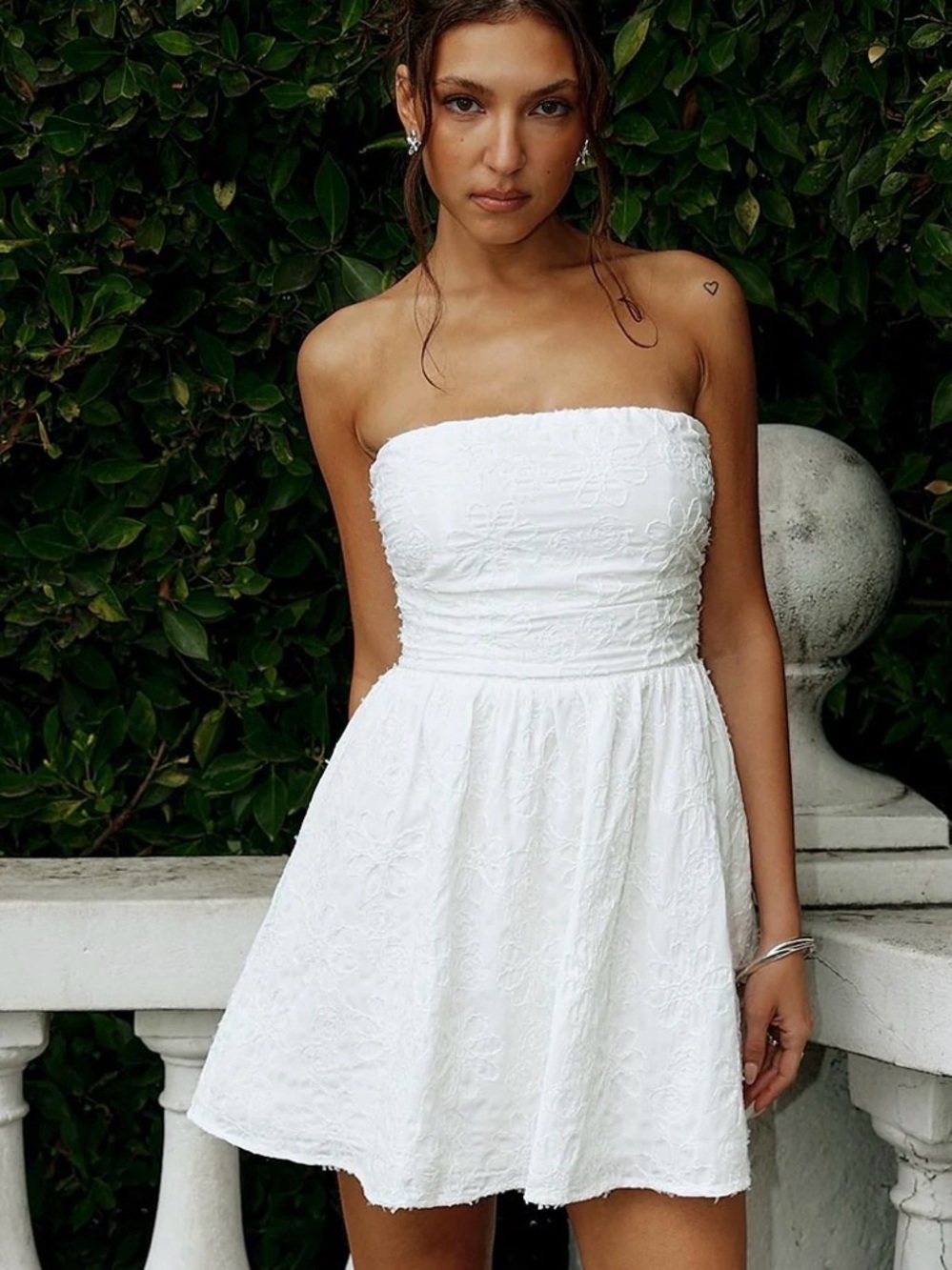 Princess Polly Seasons Of Love Strapless Mini Dress White